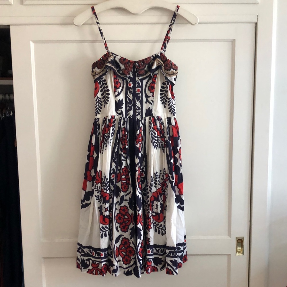 Anthropologie (Baraschi) fully lined cotton dress